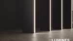 Lumines profile type RAI black lacquered, 1 m