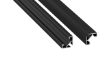 Profile LUMINES type ajar black lacquered 4,15 m