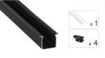 TEKKNI SKAGEN Set, black, frozen, 3 m 2.0
