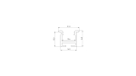 Lumines profile type inFLEXA nonanodized, 3 m