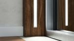 Lumines profile type inSileda lacquered white, 1 m
