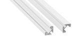 Profile LUMINES type ajar white lacquered 1 m