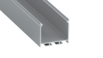 TEKKNI NORS Set, silver, transparent cover, 2.02 m