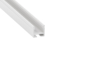 Lumines profile type FLEXA lacquered white, 4,02 m