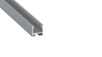 Lumines profile type FLEXA anodized silver, 4,04 m