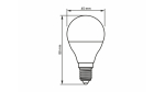 LED source E14 7W G45 Warm White