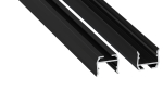Profile LUMINES type axel black anodized 4,15 m