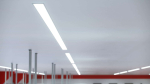 Lumines profile type inLargo lacquered white, 2,02 m