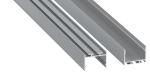 Profile LUMINES type alba silver anodized 3 m
