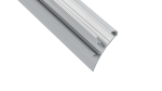 Lumines profile type LOGI anodized silver, 3 m