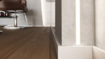 Profile LUMINES type Gaudi white lacquered 1 m
