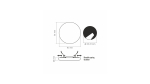 Downlight Frameless 9W Round Neutral