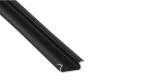 Profile TEKKNI+ type SELDE+ anodized black, 3 m