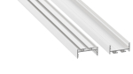 Profile LUMINES type aria white lacquered 1 m