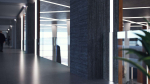 Lumines profile type SORGA lacquered black, 3 m