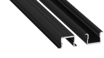 Profile LUMINES type axin black anodized 4,15 m